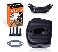 Mtanlo Kit de Pot Échappement pour Husqvarna 371 372xp X-Torq, 365 X-Torq 390xp 385 372 Jonsered 2166 2171 Tronçonneuses, Silencieux d'échappement avec Support Joint 544029702