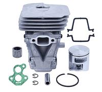 Mtanlo Kit de roulements de joints de piston de cylindre 41 mm pour tronçonneuse Jonsered 2240 CS2240 S, cylindre, piston, anneau, goupille, circlip, roulement, joint de cylindre, carburateur