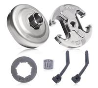 Mtanlo Kit de tambour d'embrayage 3/8'' pour Husqvarna 455 460 Rancher 461 pièces de rechange tronçonneuse 537291602