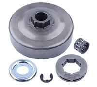 Mtanlo Kit de tambour d'embrayage de pignon de jante 3/8 pour tronçonneuses Stihl MS280 MS281 MS280C MS 280, tambour d'embrayage, pignon de jante, rondelle d'embrayage