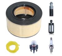Mtanlo Kit Filtre à Air pour Stihl MS261 MS271 MS291 MS311 Débroussailleuse, Filtre à Air avce Filtre à Huile, Poire d'amorçage, Bougie d'allumage, Remplacer pour 1141 120 1600