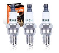 Mtanlo Lot de 3 Bougie d'Allumage pour Husqvarna 130BT 150BT 170BF BT 180BF BT 350BF BT 360BT 370BTS 380BFS 380BTS 530BT 560BFS BFS 570BTS 578BTF 426LST 226HS 233RJ 243R 253R Jonsered BB2250 Tondeuse