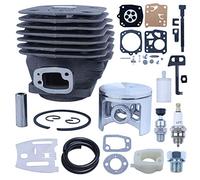 Mtanlo Piston et Cylindre pour Husqvarna 181 281 281XP 288 288EPA 288XP PN Tronçonneuse,54 mm Cylindre Kit avec Bougie d'Allumage Roulement à Aiguilles Pièces de Rechange 503506301