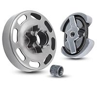 Mtanlo Tambour d'Embrayage (3/8" 6 Dents) Kit pour Husqvarna 435 135 137 140 E-Seris Tronçonneuse Replacement Part 578257101 5778745-01 Tambour d'Embrayage avec Roulement à Aiguilles