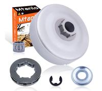 Mtanlo Tambour d'Embrayage pour Stihl 024 026 MS260 MS240 MS261 Tronçonneuse, Tambour d'Embrayage mit Rondelle d'Embrayage Roulement à Aiguilles E-clip remplacer 1125 160 2052