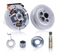 Mtanlo Tambour d'embrayage pour Stihl 025 023 021 Ms250 Ms230 Ms210 Tronçonneuse, Tambour d'embrayage Pignon de Chaîne Kit 0,325" Roulement D'embrayage Pompe à Huile 1123 640 3200