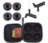 Mtanlo Tesla Model 3/S/X/Y Jack Pad Valet de Rondelles,Coussinet de Levage en Caoutchouc avec Mallette de Rangement avec 4 x Rondelles,Accessoires pour Les Véhicules Tesla (Lot de 9)