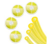 Mtanlo Tube de Tuyau de Carburant de Rechange pour Tondeuse à Gazon, Coupe-Bordures, Souffleur de Tronçonneuse pour Poulan Homelite Honda Husqvarna (4 Tailles et 4 Pieds de Long)