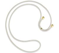mtb more energy® Bandoulière Cordon de Remplacement pour Collier Smartphone - Blanc cassé - y Compris Les Capuchons de Protection (Or) - Corde d'échange de Haute qualité