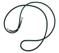 mtb more energy® Bandoulière Cordon de Remplacement pour Collier Smartphone - Vert foncé - y Compris Les Capuchons de Protection (Argent) - Corde d'échange de Haute qualité