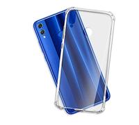 mtb more energy® Coque Crystal Armor pour Honor 8X (6.5'') - Couverture Rigide et Bords Souples - Coins renforcés - Étui Housse Pochette