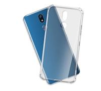 mtb more energy® Coque Crystal Armor pour LG K40 (LM-X420, 5.7'') - Couverture Rigide et Bords Souples - Coins renforcés - Étui Housse Pochette