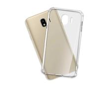 mtb more energy® Coque Crystal Armor pour Samsung Galaxy J4 2018 (SM-J400, 5.5'') - Couverture Rigide et Bords Souples - Coins renforcés - Étui Housse Pochette