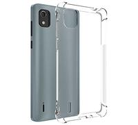 mtb more energy® Coque de protection souple compatible avec Nokia C2 2nd Edition (2022) - Coins renforcés - Protection de l'appareil photo - 1,5 mm en TPU - 1,5 mm