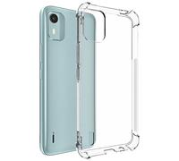 mtb more energy® Coque de protection souple en TPU pour Nokia C12, Nokia C12 Pro - Coins renforcés - Protection pour appareil photo - 1,5 mm