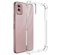mtb more energy® Coque de protection souple en TPU pour Nokia C32 - Coins renforcés - Protection pour appareil photo - 1,5 mm