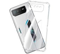 mtb more energy® Coque souple en TPU pour Asus ROG Phone 6, 6D - Coins renforcés - Protection pour appareil photo - 1,5 mm - En TPU
