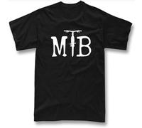 MTB T Shirt Bike Bicycle Mountain Bike Cycling Rider Track Downhill Tees Black XL