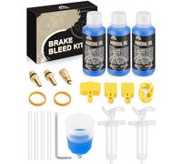 mtbtour Kit de Purge Frein pour MAGURA Gamme de Freins à Disque Hydrauliques, Kit de Purge Frein Contient 180 ML de Liquide de Frein Minéral et Adaptateur Métallique