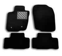 MTC Tapis de Sol pour Toyota RAV4 III (XA30) 2006-2012 sur Mesure, antidérapant, Talonnette en Caoutchouc renforcé, Noir