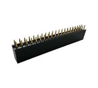 MTCELL Lot de 10 connecteurs femelles droits à double rangée 21 broches 2,54 mm pour projets de PCB et de platine d'expérimentation