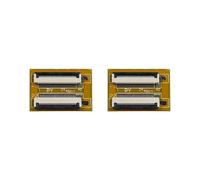 MTCELL Lot de 2 adaptateurs de carte d'extension FFC FPC 34 broches avec connecteur 0,5 mm, pas de 0,5 mm pour connexion de carte mère d'ordinateur portable
