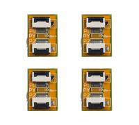 MTCELL Lot de 4 adaptateurs de carte d'extension FFC FPC 8 broches avec connecteur 0,5 mm, pas de 0,5 mm pour ordinateur portable, affichage de la carte à la carte mère