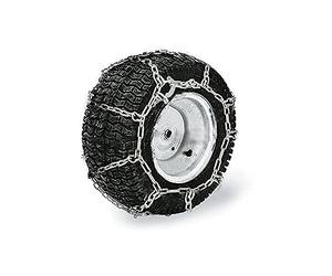 MTD 196-898-699 Chaînes à Neige 18 x 9,50 m avec Adaptateur Rouge