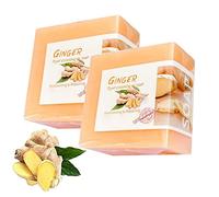 MTDBAOD Détox lymphatique Savon au Gingembre Biologique Savon Naturel au Curcuma Savon au Gingembre de Drainage lymphatique pour l'acné et Les Taches Brunes pour Tous Les Types de Peau