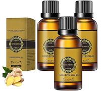 MTDBAOD Huile de Gingembre pour Le Drainage du Ventre, Huile de Gingembre pour Le Drainage lymphatique, Liquide de Massage à lhuile de Gingembre, Huile de Gingembre pour Le Ventre Amincissant