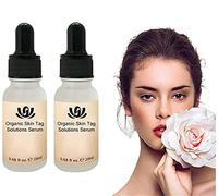 MTDBAOD Organic Tags Solutions Serum,Pure Natural Mole and Skin Tag Remover,Dark Spot Corrector Brightening Serum,Repair Cream Oil,for Spot Remover,Wart and Tag Removal (2PCS)