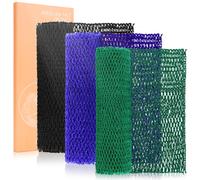 MTDLYICE Lot de 3 ponges africaines pour le dos, pour la douche, XL 80 cm, gant de toilette exfoliant, ponge africaine authentique, exfoliant p