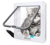 MTEvoTX Porte pour Animaux de Compagnie, Chatière pour Chat , Entrée et Sortie Contrôlable, Matériau ABS (235mm x 250mm)