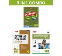 MTG Class-6 National Science Olympiad (NSO) Workbook, Prep-Guide & Previous Years Papers (PYQs) with Mock Test Paper (Set of 3 Books) - SOF Olympiad Books For 2025-26 Exam