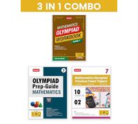 MTG Class-7 International Mathematics Olympiad (IMO) Workbook, Prep-Guide & Previous Years Papers (PYQs) with Mock Test Paper (Set of 3 Books) - SOF Olympiad Books For 2025-26 Exam