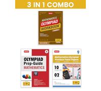 MTG Class-9 International Mathematics Olympiad (IMO) Workbook, Prep-Guide & Previous Years Papers (PYQs) with Mock Test Paper (Set of 3 Books) - SOF Olympiad Books For 2025-26 Exam