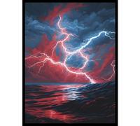 MTG (Izzet Blue/Red Storm) - 100 ct mat TCG Card Art Sleeves by Ai Armor