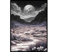 MTG Lot de 100 pochettes pour cartes - Série Fantasy Dual Lands - Avant ultra transparent et arrière mat - Taille standard - Pour Magic The Gathering