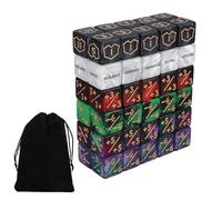 MTG Lot de 60 dés de 16 mm D6 et compteurs de buff + 1-1 jeu de dés de suivi de fidélité pour jeux de cartes MTG TCG