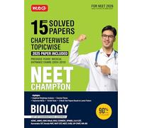 MTG NEET Champion Biology | 15 Years Chapterwise Topicwise Solved Papers (PYQ Book) With Medical Entrance Questions For 2026 Exam