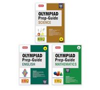 MTG Olympiad Prep-Guide Class-6 Mathematics, Science & English (Set of 3 Books) - Detailed Theory, IMO-NSO-IEO Previous Years Questions with Self Test For SOF 2025-26 Exam