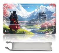 MTG PlayMat MTG PlayMat - 60 cm x 35 cm - Art original - Tapis de jeu TCG antidérapant avec fond en caoutchouc et bords cousus - Commander TCG - Roulable et tapis de cartes pliable (avec zone, mtg48-6