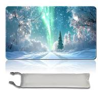 MTG Playmat, taille 60 x 35 cm MTG Tapis de jeu Zones Cousu Bords Surface en caoutchouc lisse Tapis de souris, jeu de société de combat TCG Tapis de jeu + sac de rangement (MTG Set 45-2, No Zone)