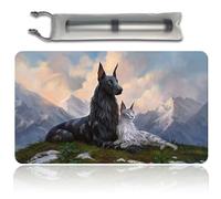 MTG Playmat Taille 60 x 35 cm Sacs de rangement gratuits Impression arrière antidérapante, Tapis de jeu MTG Idéal pour les amateurs de jeux de cartes TCG Playmat Tapis de souris (RIN et SERI,