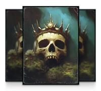 MTG Sleeves 105 Pochettes | Style Old School | Le Monarque | Finition Mate + Face Avant Transparente | 66x92 mm | Conçu en Europe | Taille Standard Magic