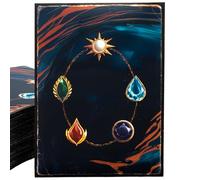 MTG Sleeves 105 Pochettes | Style Old School | Les Moxen | Finition Mate + Face Avant Transparente | 66x92 mm | Conçu en Europe | Taille Standard Magic