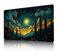 MTG Tapis de Jeu 24" x 14" Impression HD Tapis de Jeu antidérapant avec Bords Cousus Sacs de Rangement gratuits Compatible avec TCG OCG CCG RPG MTG Tapis de Souris Tapis de Bureau