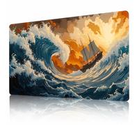 MTG Tapis de Jeu 24" x 14" Impression HD Tapis de Jeu antidérapant avec Bords Cousus Sacs de Rangement gratuits Compatible avec TCG OCG CCG RPG MTG Tapis de Souris Tapis de Bureau