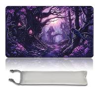 MTG Tapis de jeu - 60 cm x 35 cm, art original, tapis de jeu TCG antidérapant avec fond en caoutchouc et bords cousus, Commander TCG enroulable et tapis de cartes pliable (No Zone, mtg49-1)