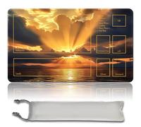 MTG Tapis de jeu + taille 60 x 35 cm sac imperméable, tapis de table MTG Playmate, tapis de souris MTG, résistant à la poussière et imperméable pour le support MTG Combat, TCG - Designs originaux
